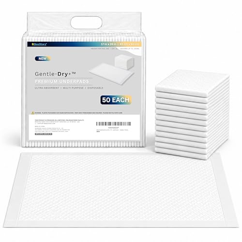 BeeStarz Disposable Underpads 17" x 24" (50 Pack) | Waterproof