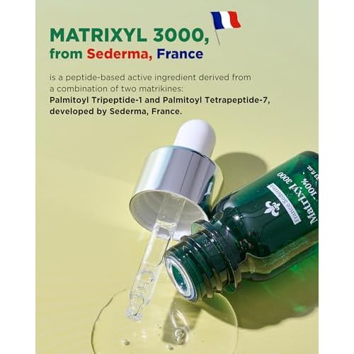 Matrixyl 3000 Peptide Serum [3-Pack Best Value](10ml x 3) ? Helps Smooth Fine Lines, Face,Neck Hands D?collet?, DIY Booster Pure Peptide Complex Anti-Aging, Collagen Boosting Wrinkle Treatment