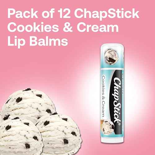 ChapStick Icecream Social Cookies & Cream Party Pack 12CT .15OZ