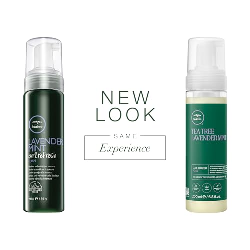 Tea Tree Lavender Curl Refresh Foam for Coarse Curly Hair