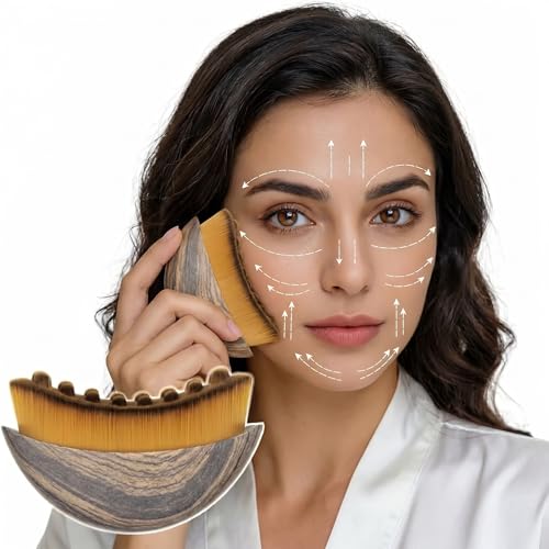 Lymphatic Contour Face Brush Set - 2pc Facial Drainage Brush