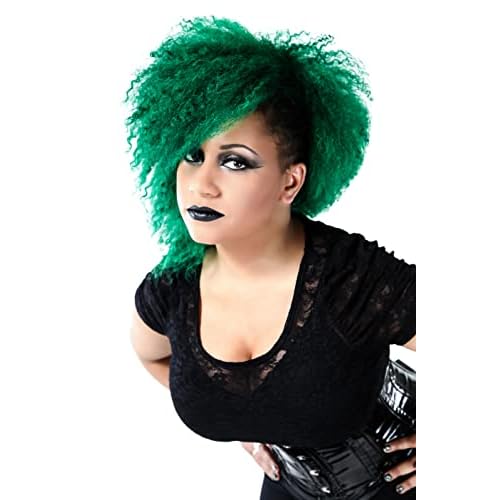 MANIC PANIC Classic Green Envy Semi Permanent Hair Color - Emerald Green Hair Dye for Women & Men That Lasts 4-6 Weeks - Vegan, Ammonia & Cruelty-Free - Create & Mix Custom Shades (4oz)