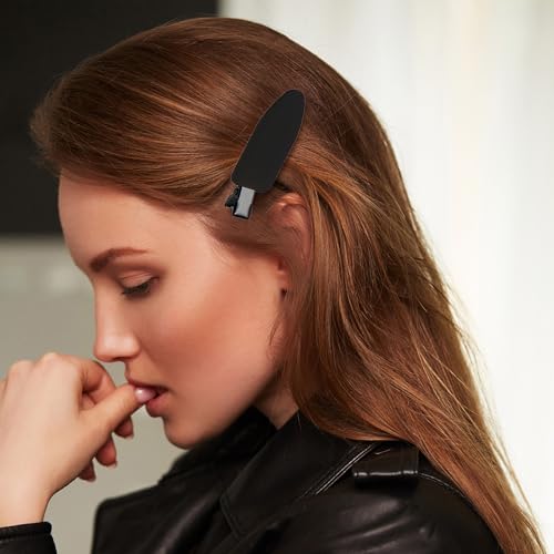 No Crease Hair Clips for Styling - 12 Pack Black