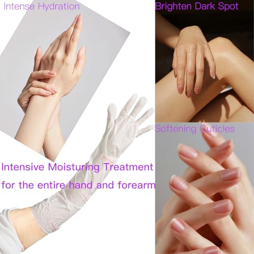 Pumei Long Hydrating Hand Mask Gloves with Shea Butter - 3 Pairs