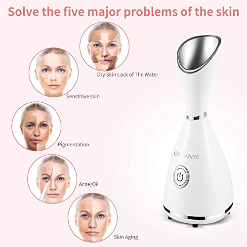 Nano Ionic Face Steamer with Blackhead Remover Kit
