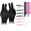 Skyley Hair Styling Tool Set with Heat Gloves & Accessories