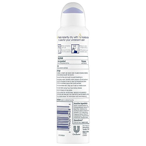 Dove Invisible Dry Spray Antiperspirant - Sheer Fresh, 3.8 OZ - Pack of 3