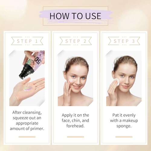 Color Correcting Primer SPF 50 PA+++ Sunscreen - 2pcs