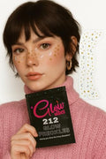Glow in the Dark Glitter Freckles - Waterproof Face Tattoo (6 Pack)