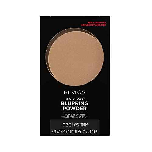Revlon PhotoReady Blurring Face Powder Makeup, Longwear, Light-Medium Coverage with Flawless Finish, Shine & Oil-Free, 020 Light Medium, 0.25 oz