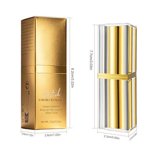 Crystal Jelly Lipstick Set, Temperature Color Changing Lip Balm, 2 PC