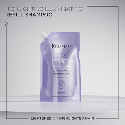 Kerastase Blond Absolu Lumi?re Illuminating Shampoo For Lightened & Highlighted Hair - Intensely Hydrates & Illuminates Shiny Hair, Removes Impurities & Pollution