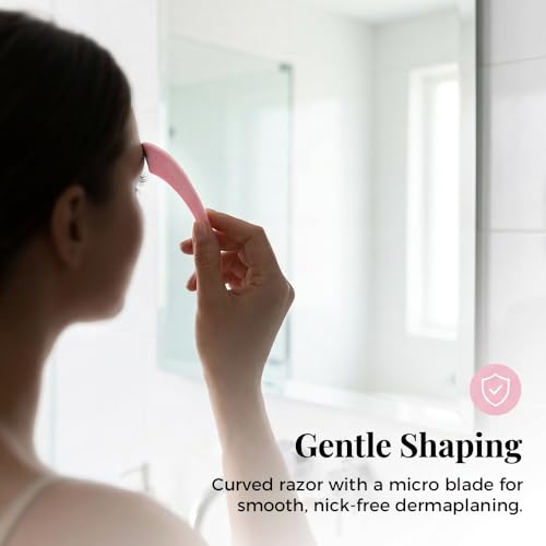 2-in-1 Eyebrow Trimmer Scissor with Comb - Stainless Steel