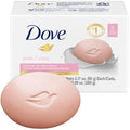 Dove Pink Beauty Bar Soap, Deep Moisture Cleanser, 3.17 oz Each, 4 Bars