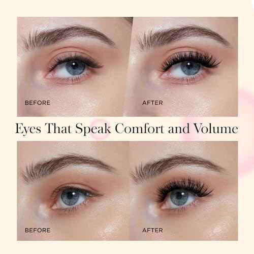 PopUp Cluster Lashes 168pcs Wispy Lash Clusters Soft D Curl Eyelash Clusters Russian Lashes Clusters DIY Eyelash Extensions at Home,Thin Bank 9-18mm MIX (56D)