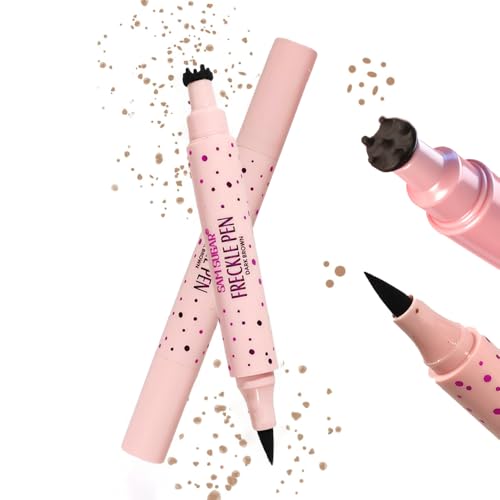 2-in-1 Freckle Stamp & Eyeliner Pen Waterproof Kit