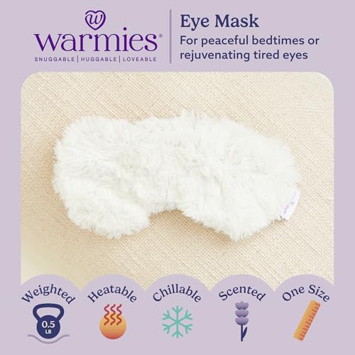 Warmies Microwavable Weighted Eye Mask, French Lavender