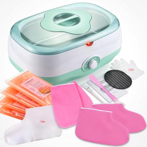 4000ml Paraffin Wax Machine for Hands & Feet - Pink Home Spa Kit