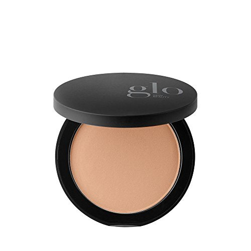 Glo Skin Beauty Pressed Powder Foundation Natural Dark 0.31oz – Long-Wear, Buildable Coverage, Blurring Finish