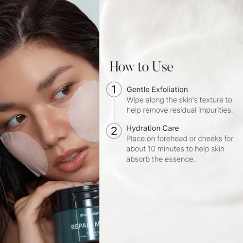 shaishaishai REPAIR MILKY Skin Peel Toner Pads, Gentle Exfoliating with PHA 2%, Rice Extract, Vegan Formula, Prequel Skincare, Korean Skincare, 60 pads