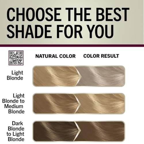 Schwarzkopf Keratin Blonde Hair Dye, 11.01 Hight Lift Natural Cool Blonde, Professional Quality Permanent Hair Color, Bond Enforcing System Helps Prevent Breakage* (Pack of 2)