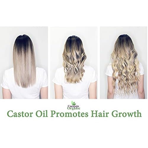 Dr Joe Lab Castor Oil Organic, Cold Pressed Organic Castor Oil, Unrefined, Pure USDA Certified Hexane Free Non GMO - Natural Moisturizing Hydrating Hair Skin Face Body Nails - 8 Oz