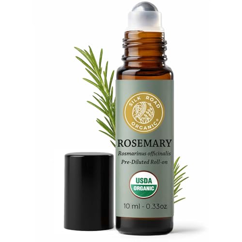 Organic Rosemary & Jojoba Roll-On Oil | Hair Growth & Focus