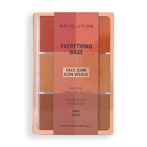 Revolution Everything Base Face Palette - Vegan Multi-Use Contour & Highlight Kit