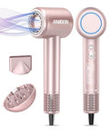 ANIEKIN Ionic Hair Dryer with Brushless Motor & Diffuser