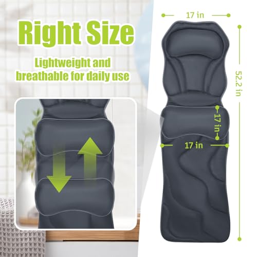 Full Body Bath Pillow with 168 Suction Cups - Spa Support