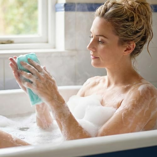 10PCS Mesh Soap Bags with Drawstring for Bar Soap