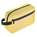 Icramsy Yellow Travel Toiletry Bag for Women & Men Hanging Cosmetic Organizer