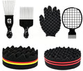 Afro Curl Styling Kit, 6-Piece for Natural Hair