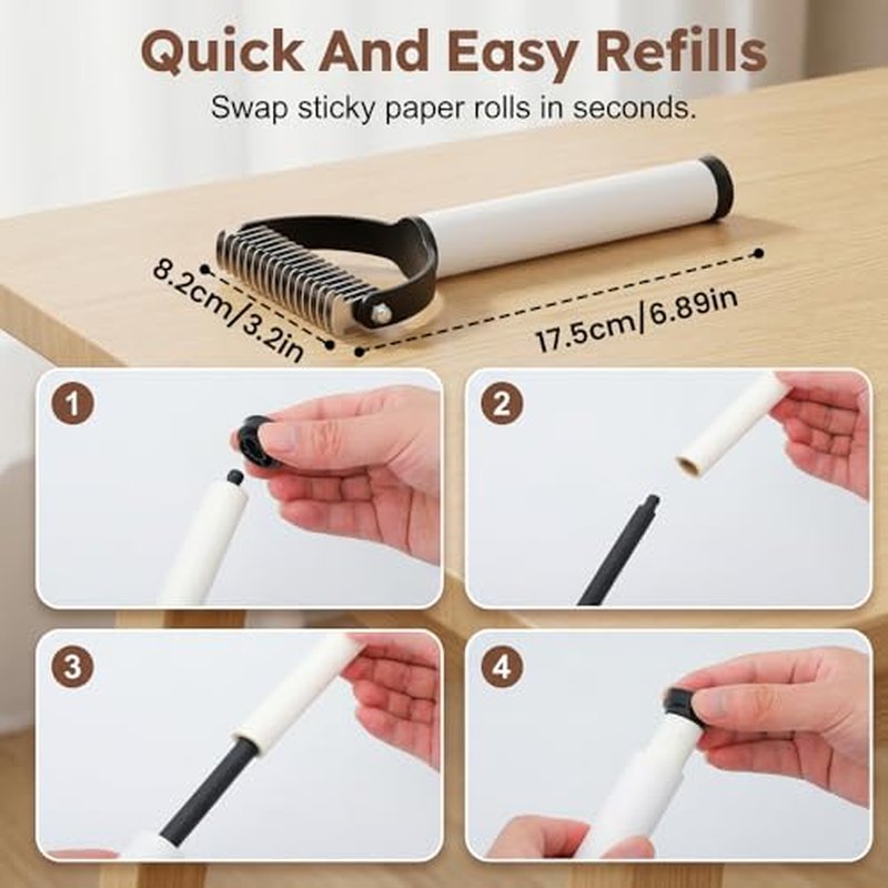 Double-Sided Dematting Comb for Cats & Dogs - Gentle Deshedding Tool