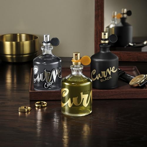 Curve Men's Cologne 3-Piece Gift Set - 0.5 oz Travel Sprays