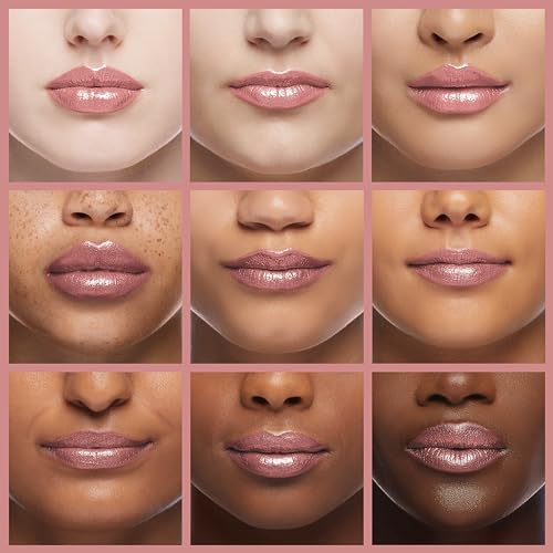 Oulac Light Pink Metallic Lipstick - 3D Shimmer, Hydrating