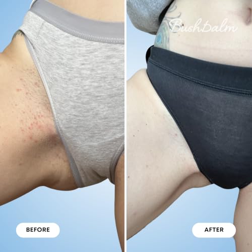 Bushbalm Nude Ingrown Hair Exfoliating Body Scrub 8oz - Hydrating Sugar Scrub for Sensitive Skin