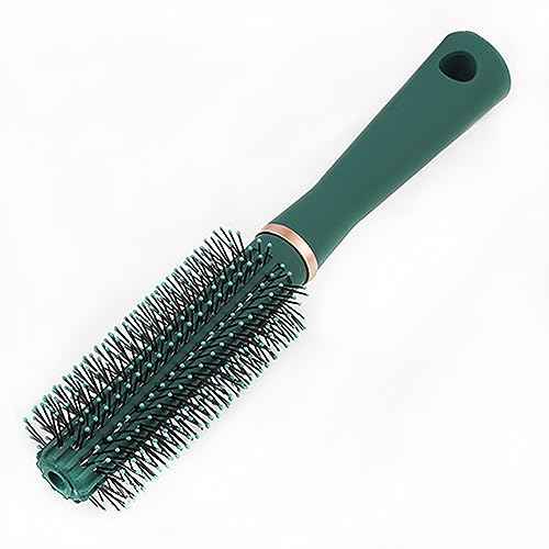Styling Brush Anti-Static Detangling Brushes Fast Blow Drying Detangler Hairbrush Nylon Bristle Pins with Ball Tips Fashion Massage Hair Comb for Men and Women Wet or Dry Hair Types - Round