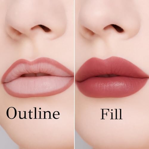 ETUDE Dear Darling Marker Tint #2 Mono Plum (5g) | Hydrating & Long Lasting Lip Stain | High Pigmented Lip Maker with Easy Drawing Tip | Korean Daily Lip Tint, Korean Makeup, Kbeauty, Perfect for Gift