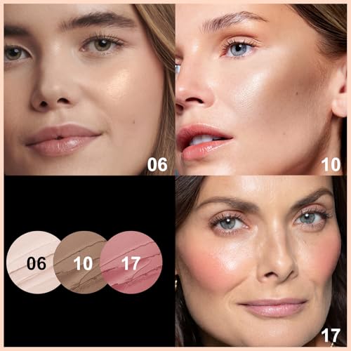FOCALLURE 3-Pc Cream Contour Stick Set - Blush, Bronze & Highlighter