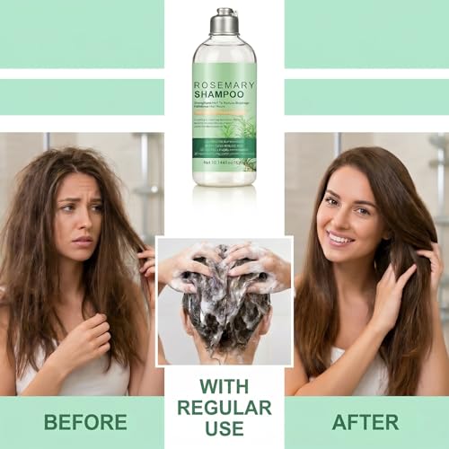 Grospe Rosemary Shampoo for Hair Growth & Strengthening - 10.14 Fl Oz