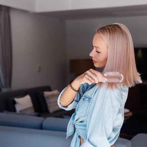 RHOS Folding Travel Hair Brush with Mirror
