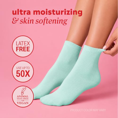 Onyx Professional Reusable Gel Moisturizing Socks for Dry Feet, Spa-Quality Care