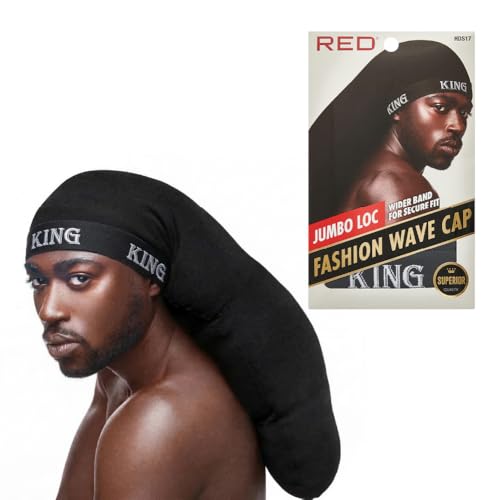 Red by Kiss Dreadlock Stocking Cap for Locs & Long Hair