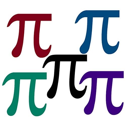 Colorful Pi symbol Tattoos for Pi day math teachers science camp