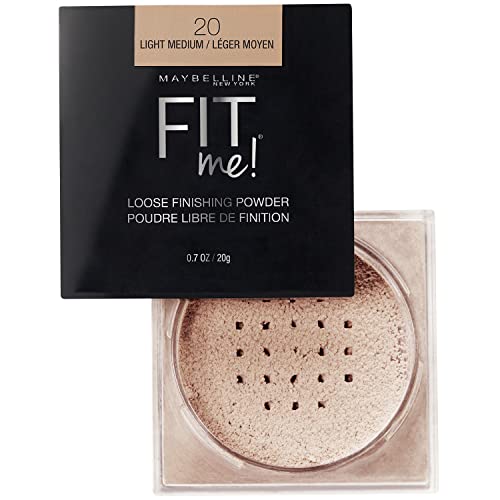 Maybelline Fit Me Loose Finishing Powder Light Medium 0.7oz - Mineral Face Makeup