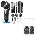 Hoxida Electric Callus Remover for Feet with Vacuum and 11 Rollers Bundle,Professional Pedicure Tools Kit Foot File Callus Remover, Rechargeable Waterproof Foot File for Foot Care kit Deadskin Remover
