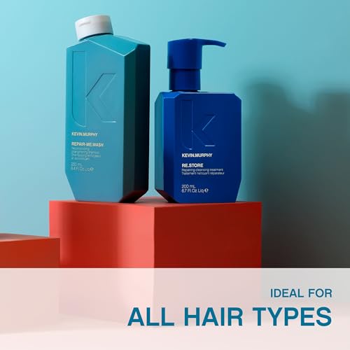 KEVIN.MURPHY RE.STORE - Cleansing Treatment - For Dry, Damaged & Overprocessed Hair - Damaged Hair Repair - With Amino Acids & Fruit Enzymes - Sulphate Free Hair Care - 200 mL / 6.7 fl oz