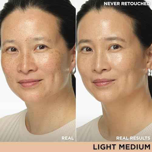 IT Cosmetics CC+ Nude Glow - Medium Coverage Foundation with SPF 40 & Brightening Glow Serum, Lightweight Skin Tint, 2% Niacinamide + Hyaluronic Acid, Up to 24H Hydration, Normal/Dry Skin - 1.08 fl oz