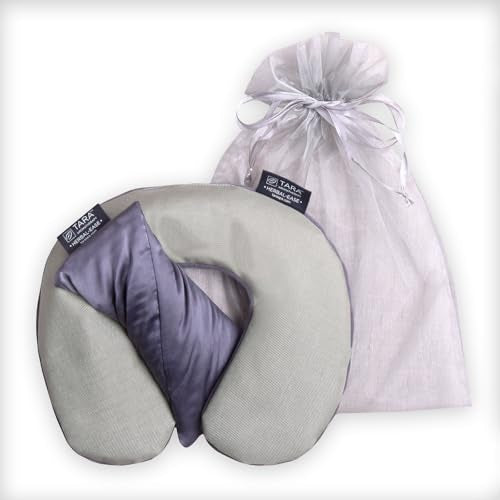 TARA Spa Therapy Herbal-Ease Aromatherapy Neck Pillow & Silk Eye Pillow Set